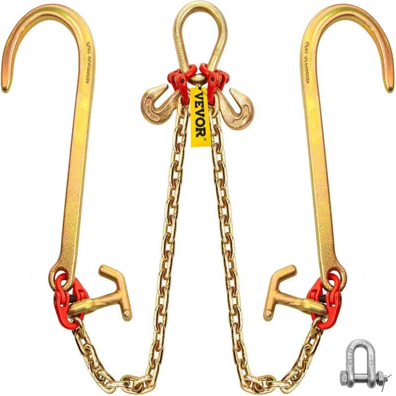 Strength Grade V Transport 9260 Break With 16 Hooks 80 VBridle Ft 2 And Chain Tow Grab Chain In X Bridle Lbs Chain Bridle TJ 5_voghion.com