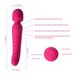 AV Wand Multi-Frequency Rechargeable Full Rubber Double Motor Heating Double-Headed Sex Vibrator For Women_voghion.com