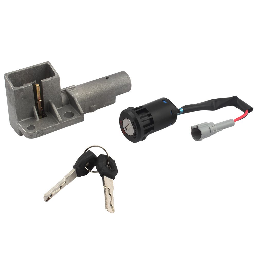 Motorcycle Ignition Switch Key Lock Set - Universal Replacement For Original Bike Locks, Compatible With Multiple Models (SUR-272)_voghion.com