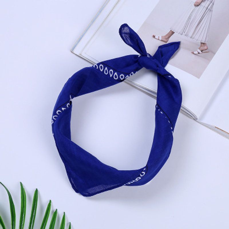 LazyZoom Printed Face Mask Sunshade Sun Protection Veil Headscarf Cycling Outdoor Square Scarf_voghion.com