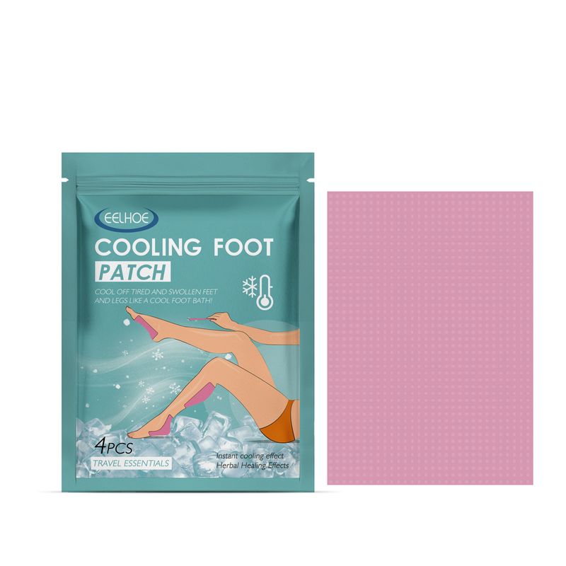 foot Beautiful cooling patch refreshing and refreshing care cold compress patch for body heat dissipation, physical qu_voghion.com