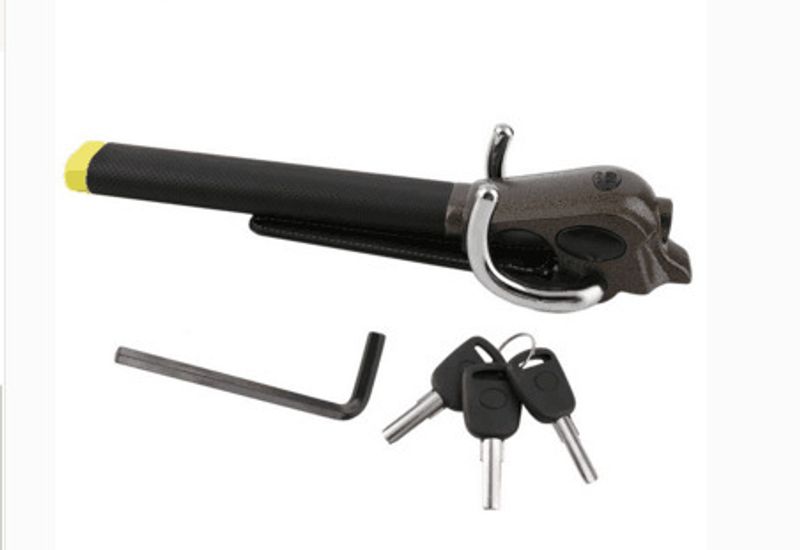 Steering Wheel Anti-Theft Alarm Airbag Universal Car Self-Defense Lock_voghion.com