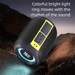 Kolaison New T55 Altoparlante Bluetooth wireless con luci colorate, alta qualità del suono, volume elevato, bassi profondi, per esterni_voghion.com