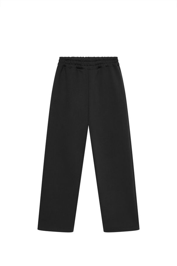 Pantaloni della tuta unisex in pile: capi essenziali da streetwear, vestibilità ampia e vita elastica per il massimo comfort in autunno e inverno_voghion.com