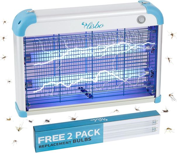 3000V Electric Bug Zapper 20W UV Light Mosquito Killer For Moth Fruit Fly Fungus Gnat Garage Pest Control Eliminator_voghion.com