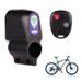 Bike Alarm With Remote Control - 120dB USB Rechargeable Anti-Theft Alarm, Vibration Sensor & Waterproof For Bicycle/Motorcycle/Scooter (Black)_voghion.com
