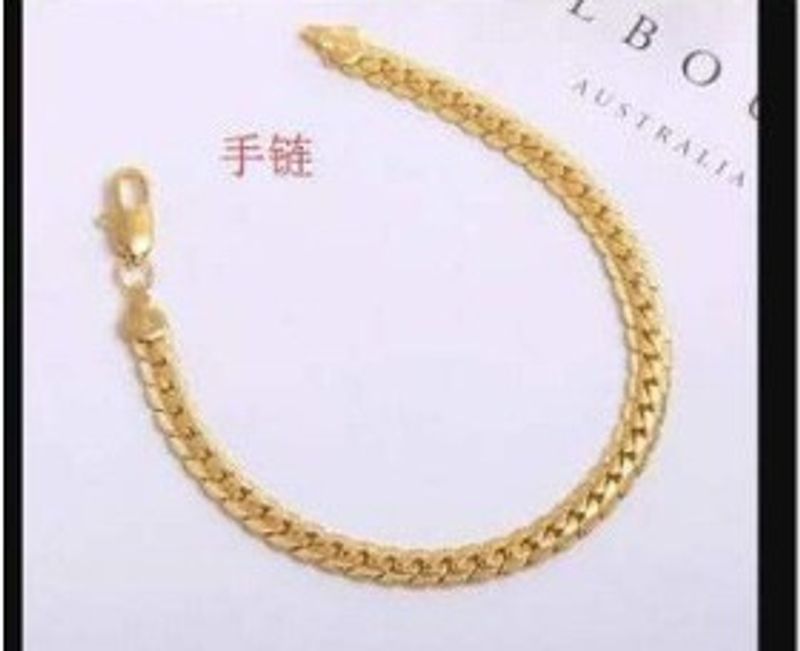 Collana in rame con goffratura laterale da 4 mm, gioielli di alta qualità, vendita calda_voghion.com