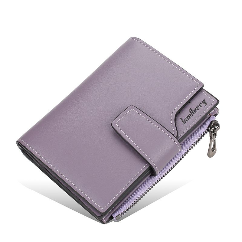 Wallet Women's New Zipper Vertical Coin Purse/Fashion Short Card Holder Purse_voghion.com
