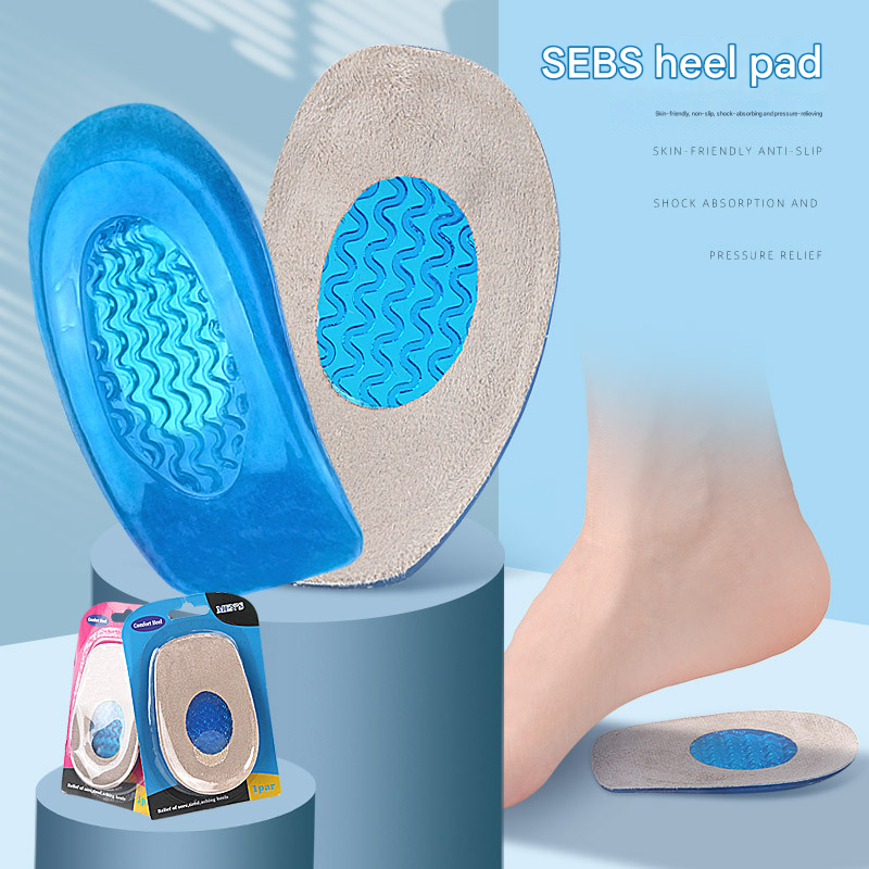 Geeignet für alle Jahreszeiten SEBS Composite Herren- und Damen-Sportschuhe Casual Soft Basketball Stoßdämpfung Ferse Blau Verschleißfestes Anti-Rutsch-Pad_voghion.com