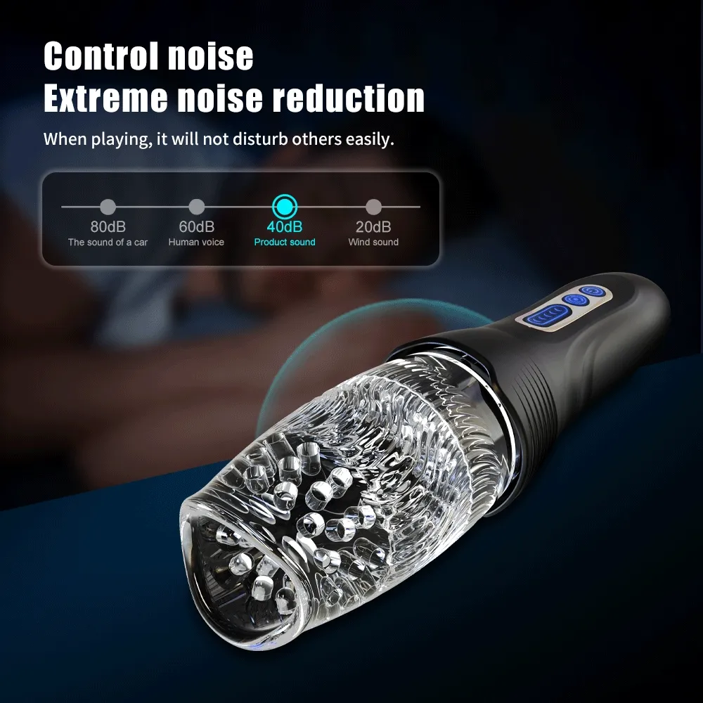 2025 Masturbateur automatique rotatif pour homme, entraîneur de gland, vibrateur, jouet sexuel de masturbation F_voghion.com