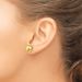 14k Polished Button Post Ear_voghion.com