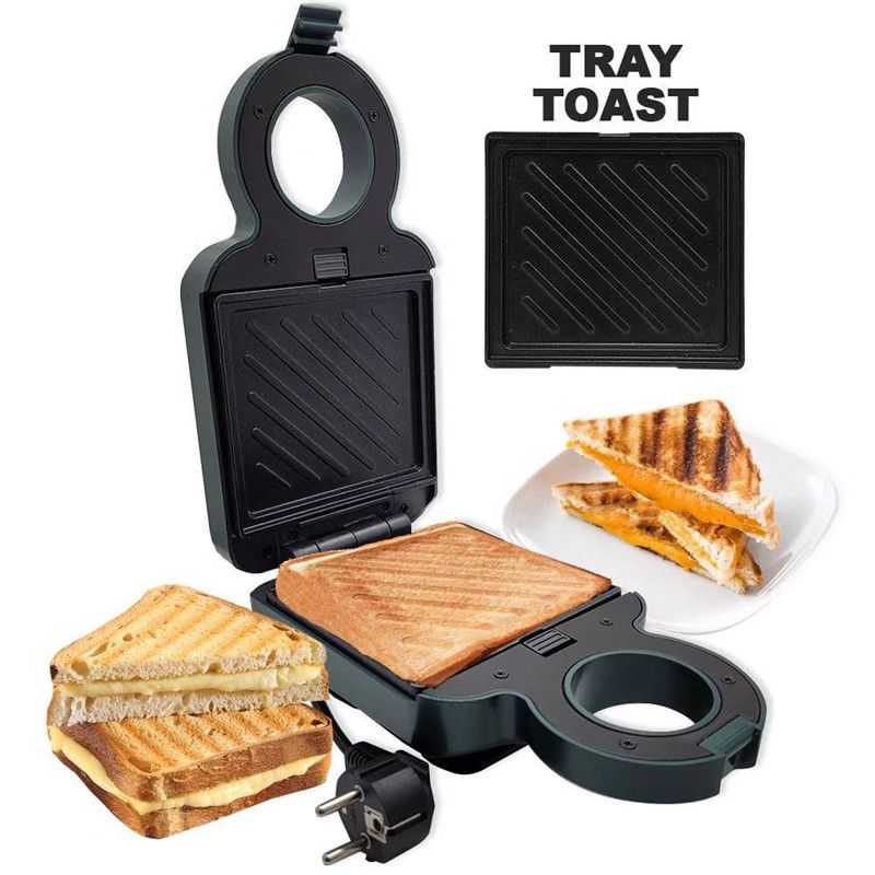 MIN MAKE WAFFLE multifunkční domácí chlebový stroj na toastový sendvičový stroj na snídani_voghion.com