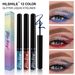 Perlglanz-Eyeliner, flüssiger Lidschatten mit Blitzfarbe und Pailletten, wasserfester, wischfester Eyeliner_voghion.com