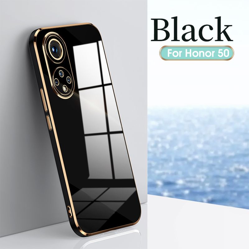 Luxury Plating Silicone Case For Huawei Honor 50 Pro 50 SE Mate 40 30 20 Pro P30 P20 30 P40 Pro Case Soft TPU Bumper Ful_voghion.com