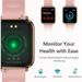 Smartwatch Fiess Tracker con cardiofrequenzimetro, pressione, ossigeno nel sangue, touchscreen da 1,4 pollici, Smartwatch Fie_voghion.com