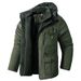 Parkas épais pour hommes, veste d'hiver chaude, manteaux polaire en cachemire, militaire d'extérieur rembourré en coton, coupe-vent à capuche_voghion.com