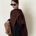 Double-Sided Wool Cape Shawl Woolen Coat For Women Autumn Winter New Simple Style High-End Feel Top_voghion.com