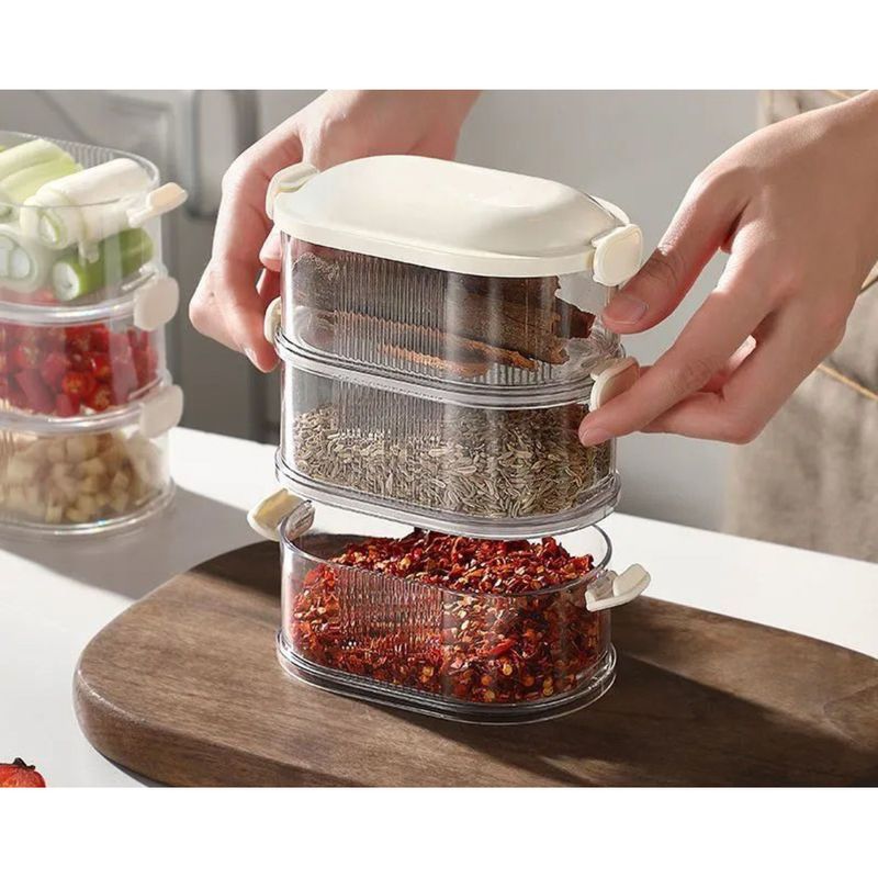 Boîte de rangement hermétique pour épices, poivre, anis, cuisine, maison, haut de gamme_voghion.com
