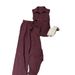 Women's Clothing Popular Red Linen Suit For Women New Summer Fashion Shirt Wide Leg Pants Two Piece Suit_voghion.com