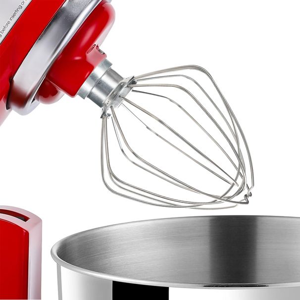 6-Wire Whipped Cream Attachment For KitchenAid 4.5-5 Quart Tilt-Head Stand Mixer, K45WW Accessory Replacement, Egg Cream Stirrer, Cake Mayonnaise Whisk, Whipping Egg White(Not For Dishwasher)_voghion.com