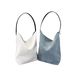 Korean Lazy Canvas Denim Women's Bucket Bag_voghion.com