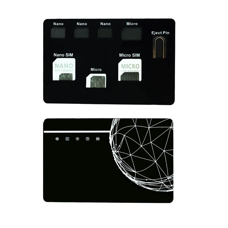 Suport mobil cu slot de calitate imbatabilă, standard pentru micro SIM, median, maro, conversie telefon, card neutru cu pin_voghion.com