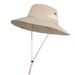 Cappello da sole a tesa larga da uomo - Cappello da esterno ad asciugatura rapida UPF 50+ per ciclismo, escursionismo e pesca_voghion.com