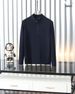Z Brand Simple And Stylish! Wool Blend Stand Collar Men's Business Casual Pullover Knit Half-Zip Sweater_voghion.com