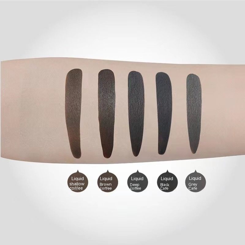 Kind half grain embroilery material plant fog color cream eyeliner lip floating wide line eyeline eyebrow series_voghion.com