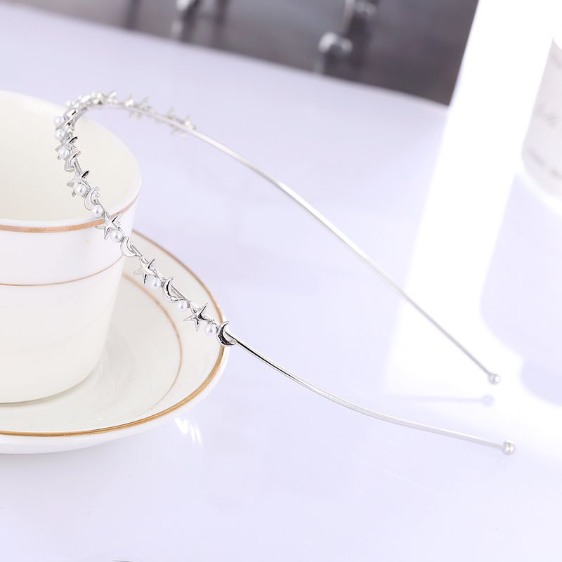 Bohemian Fairy Star Headbands, Versatile Minimalist Thin-style Elegant Moon Hair Hoops For Outdoor Use, Super Cute Hair Accessories_voghion.com