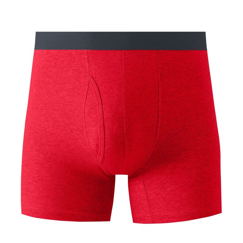 Men's Underwear Long Plus Size Pure Cotton Open Four Corners Large Size Breathable Boxer Shorts_voghion.com
