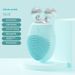 Facial Cleansing Device - Electric Pore Cleaner & Lifting Massager With Silicone Bristles_voghion.com