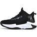 LazyZoom Large Size Breathable Mesh Rubber Sole Non-Slip Wear-Resistant Mid-High Top Training Sports Youth Basketball Shoes_voghion.com