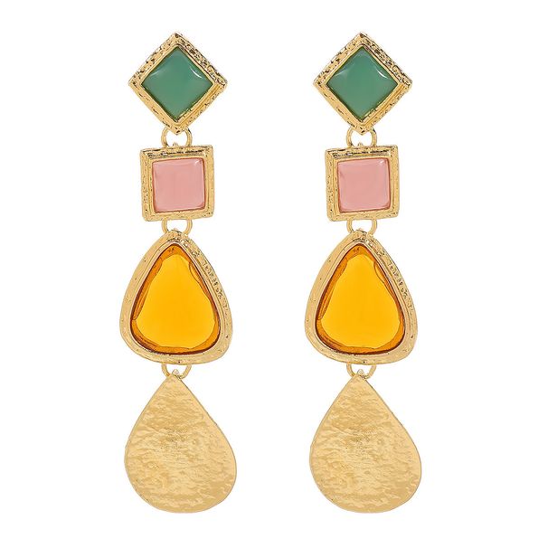 E13005ZA Sama stiili moodsad vaigust geomeetrilised suvised uued ebakorrapärase disainiga kõrvarõngad_voghion.com