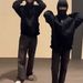 Double Hooded Bandit Sweatshirt Men's Autumn And Winter Heavy Stiff Hoodie Cleanfit Couple Thick Coat_voghion.com