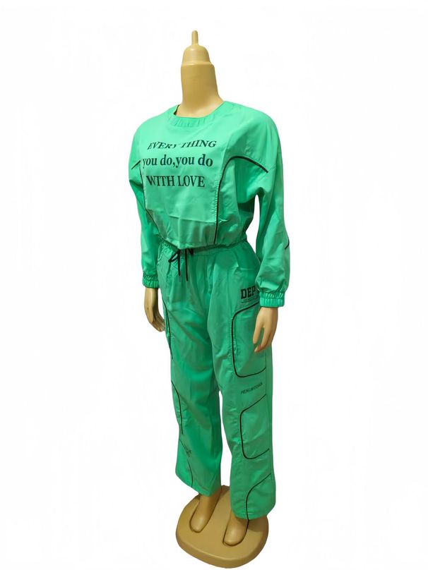 Damenbekleidung Einfarbiger Mode-Freizeitanzug_voghion.com