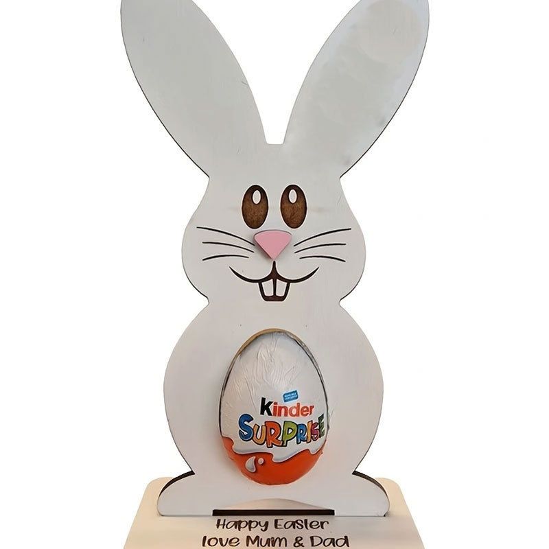 Ostern Holz DIY Handwerk Neue Cartoon Ei Ständer Ostern Bunny Geschenk Holz Handwerk Party Dekoration Desktop Ornamente_voghion.com