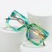 2022 New Personalized Chain Flat Mirror Big Eyeglass Fashion Colorful Frame Glasses_voghion.com
