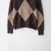 Off-Shoulder Diamond Knit Sweater – Trendiger One-Shoulder-Pullover für Damen (Wie abgebildet, S/M/L)_voghion.com
