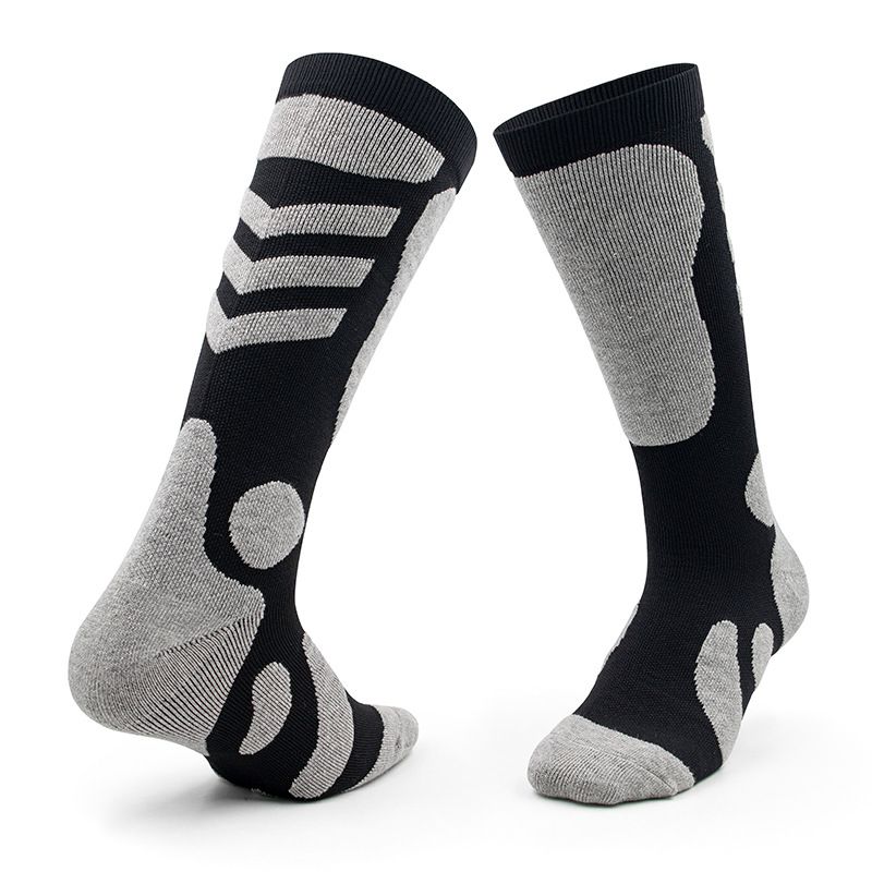 Socks outdoor sports socks thick towel bottom mountaineering hiking socks men's long cotton socks non slip breathable ski socks_voghion.com