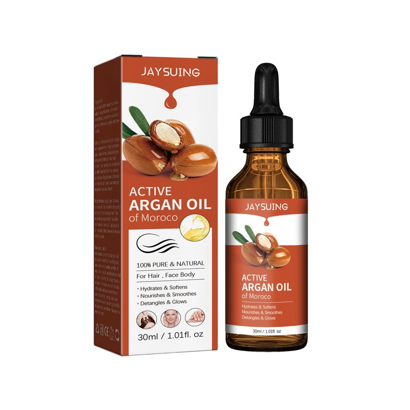 Huile essentielle de noix marocaine Jaysuing pour réparer les cheveux rêches, secs et secs, lisser et nourrir les cheveux_voghion.com