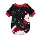 New Christmas Outfit Snowman Snow Pattern Print Warm Dog Pullover Two-Legged Fleece Clothing Accessory_voghion.com
