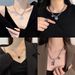 Bear Pendant Sweater Chain For Women, Long Design Sense, Niche Double Layer Titanium Steel Necklace, High-end 2023 New_voghion.com