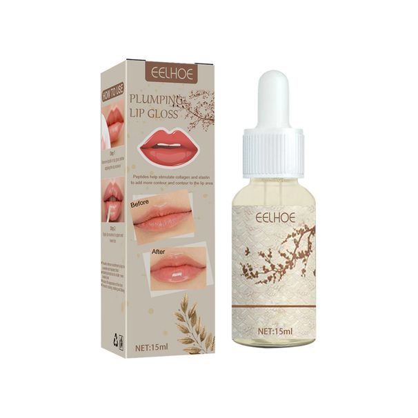 EELHOE Plump And Plump Lip Oil, Plump Increase And Fade Lip Lines Moisturize Plump Lip Oil_voghion.com