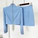 Women's Clothing celebrity fashion new heavy beaded diamond short top skirt suit two piece suit_voghion.com
