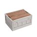 Outdoor Camping Side Opening Storage Box Camping Car Storage Box Foldable Car Trunk Wooden Cover Storage Box_voghion.com