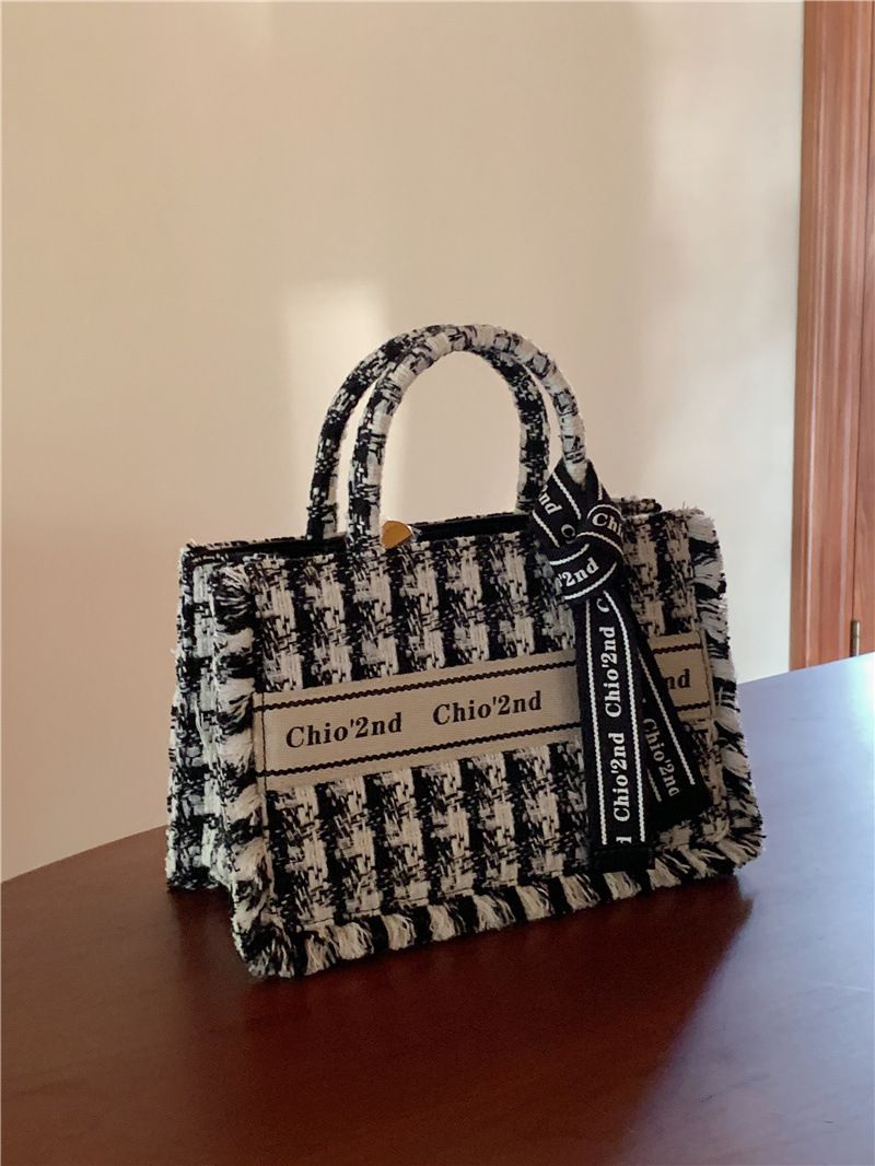 Borsa a tracolla monospalla da donna Premium Autunno/Inverno a quadretti Coast Handheld Tote_voghion.com