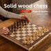 Set voor basisschoolleerlingen, magnetisch opvouwbaar draagbaar houten schaakbord, hoogwaardige schaakstukken_voghion.com