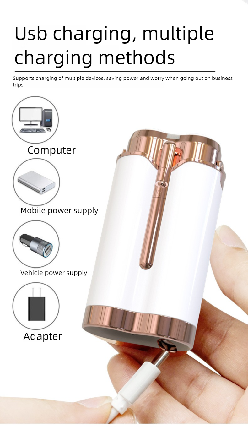 2-in-1 Electric Eyebrow Trimmer - Rechargeable Hair Removal Device For Women_voghion.com