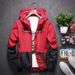 Spring and Autumn New Fashion Color Matching Men's Jacket Casual Trendy Thin Windbreaker Jacket Hooded Jacket Top_voghion.com